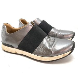 VIONIC CODIE METALLIC PEWTER Sneakers Shoes sz 7